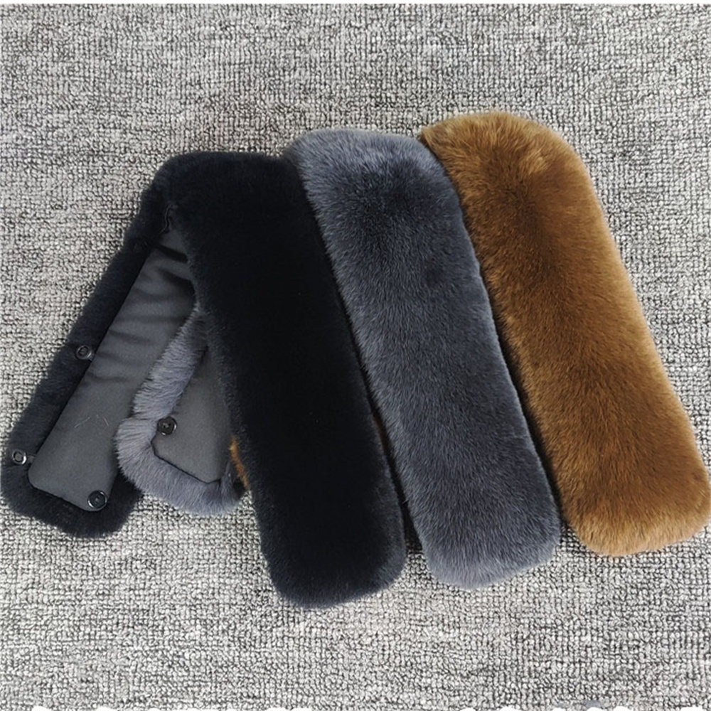 Winter Clothing Pk - Syal Bulu Kelinci Rex Musim Dingin,