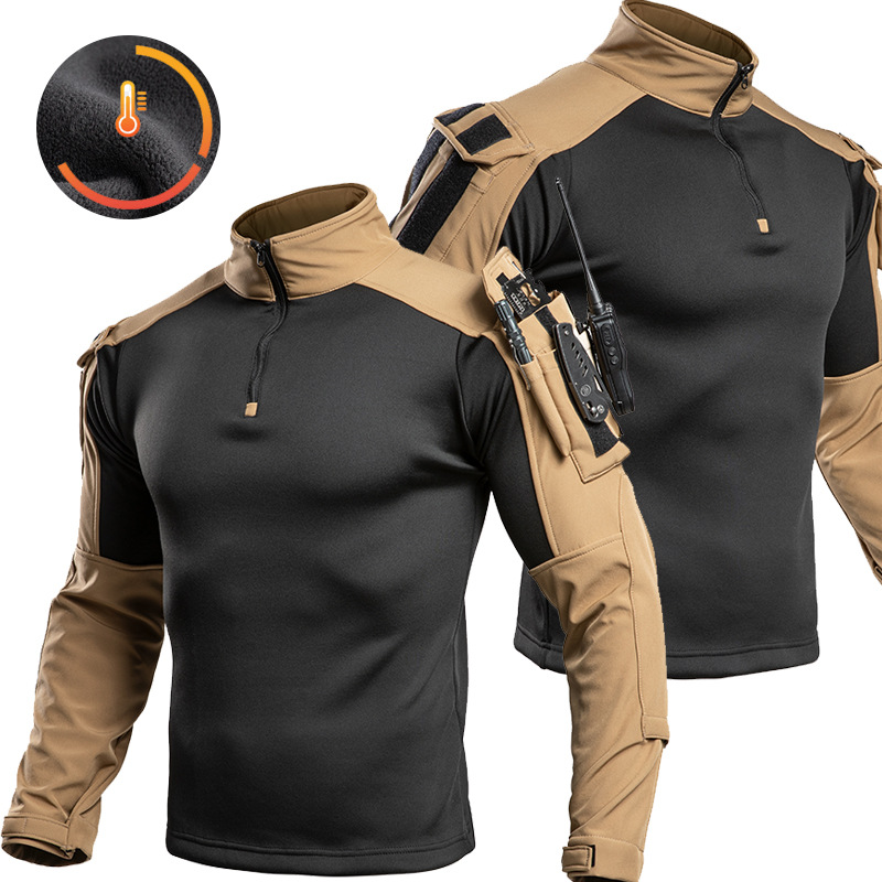 Kaos Taktis Fleece Hangat Musi - Winter Clothing Hiking ulasan dan harga