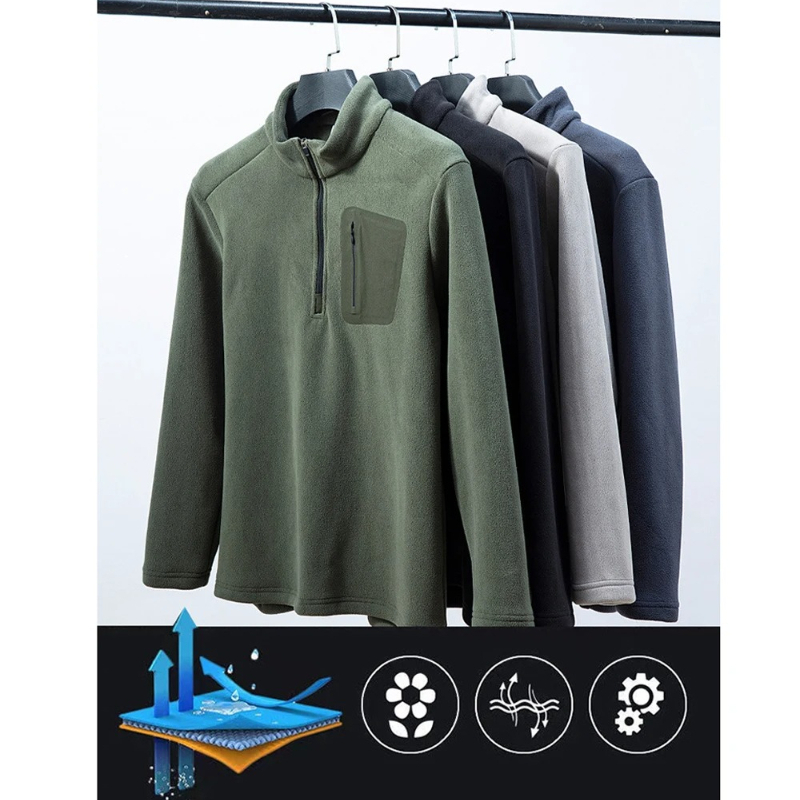 Jaket Fleece Polartec Pria Mus - Winter Clothing Hiking ulasan dan harga