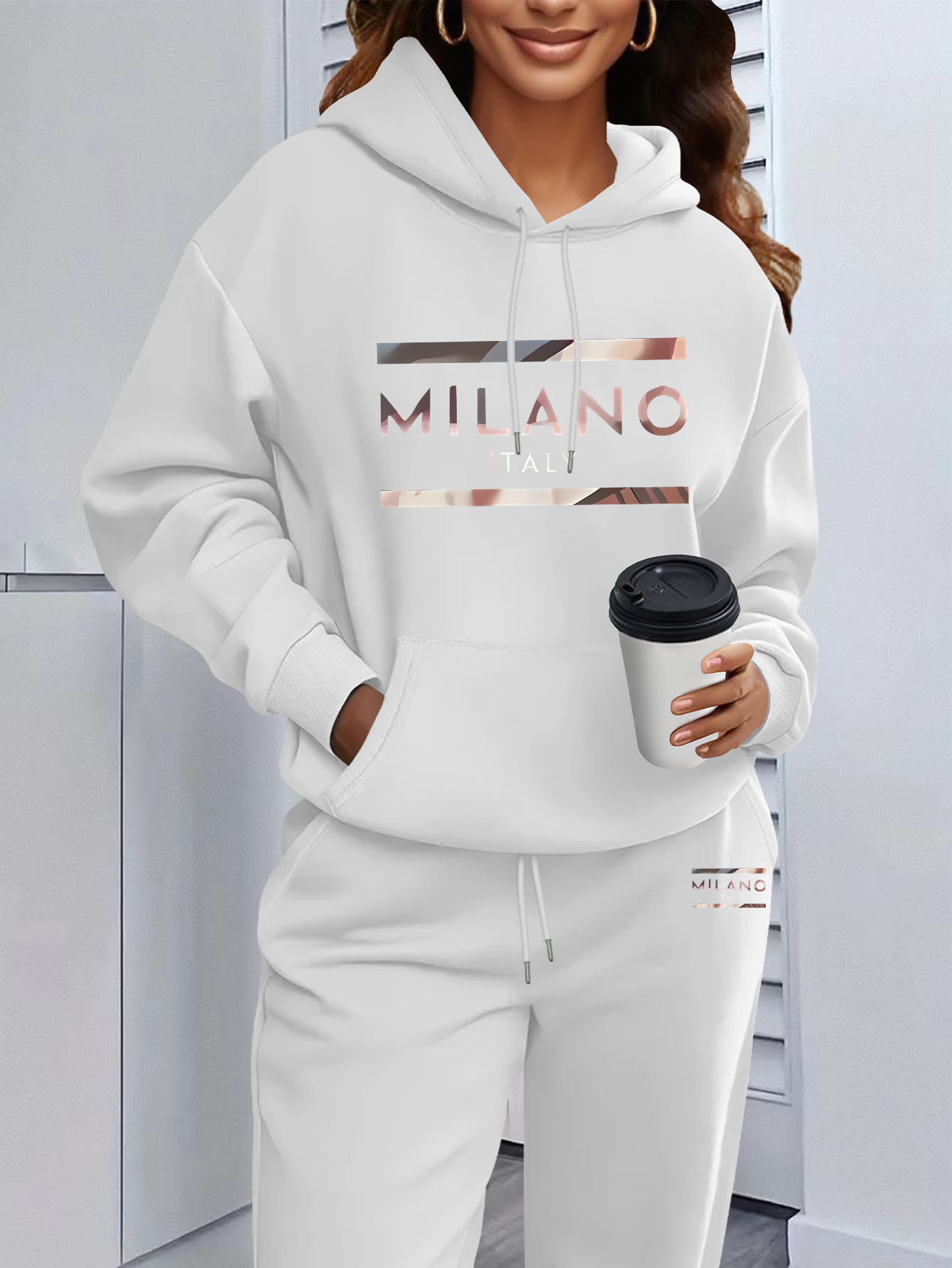 Setelan Hoodie Sweatshirt Wani - Winter Clothing For Women ulasan dan harga