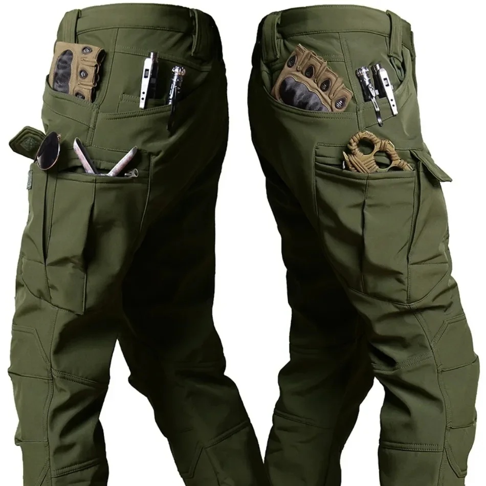 Celana Kargo Taktis Bahan Flee - Winter Clothing Hiking ulasan dan harga