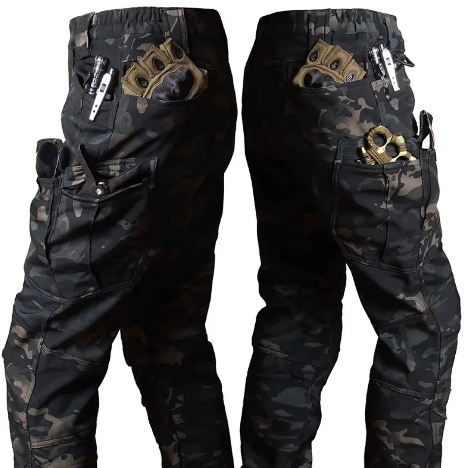 Celana Kargo Taktis Bahan Flee - Winter Clothing Hiking ulasan dan harga