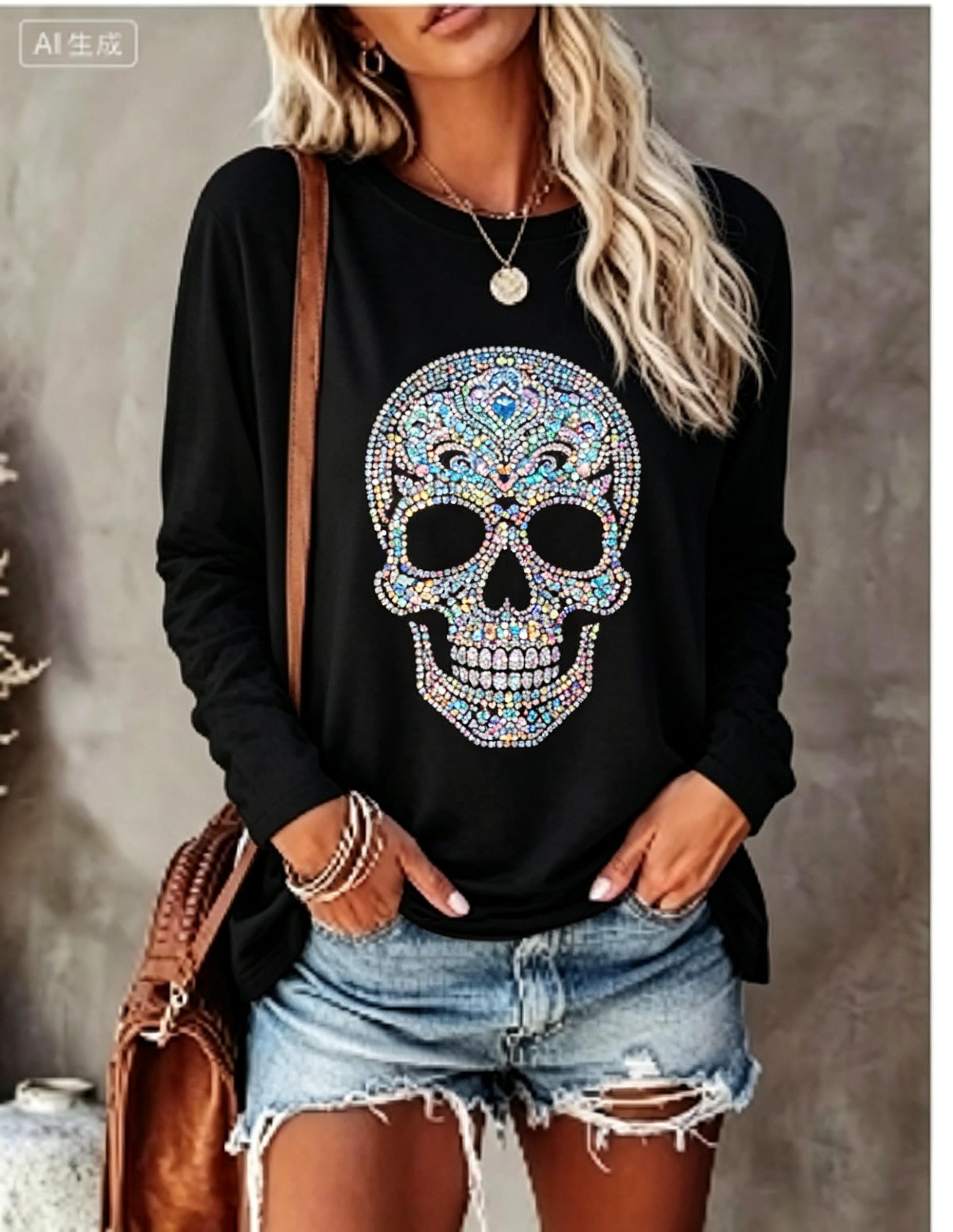 Kaos Wanita Lengan Panjang den - Winter Clothing For Women ulasan dan harga