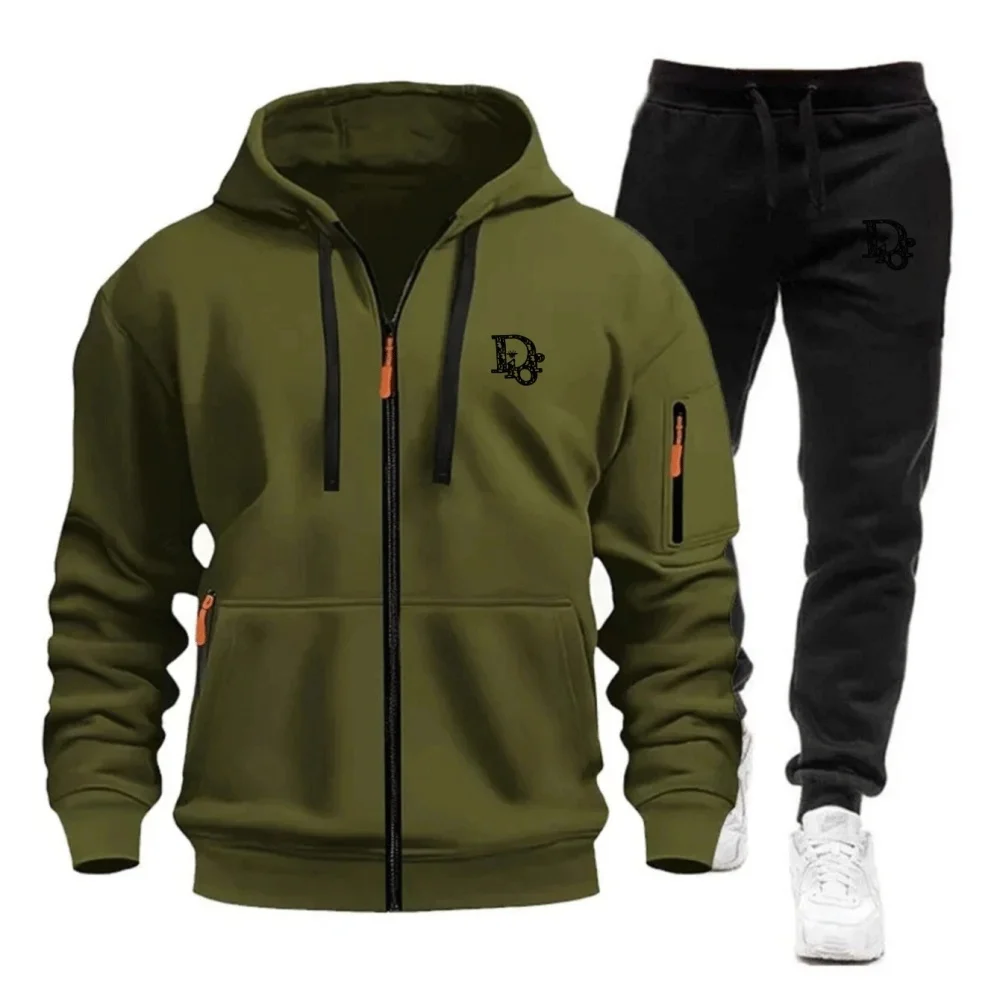 Setelan Hoodie dan Celana Trai - Winter Clothing Pk ulasan dan harga