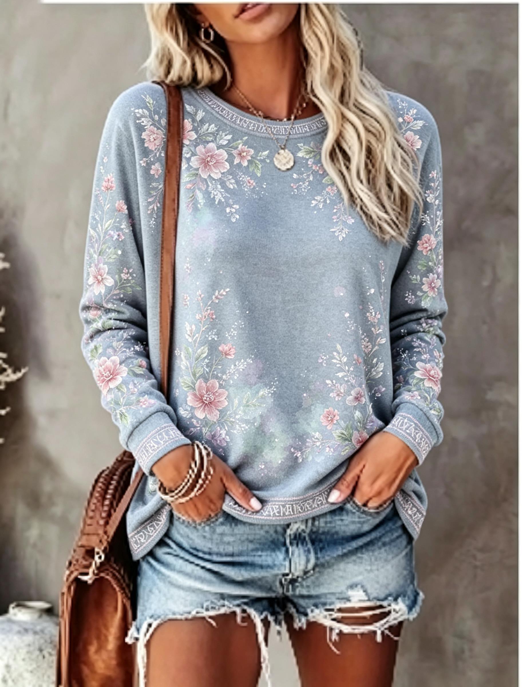 Kaos Wanita Lengan Panjang Ker - Winter Clothing For Women ulasan dan harga