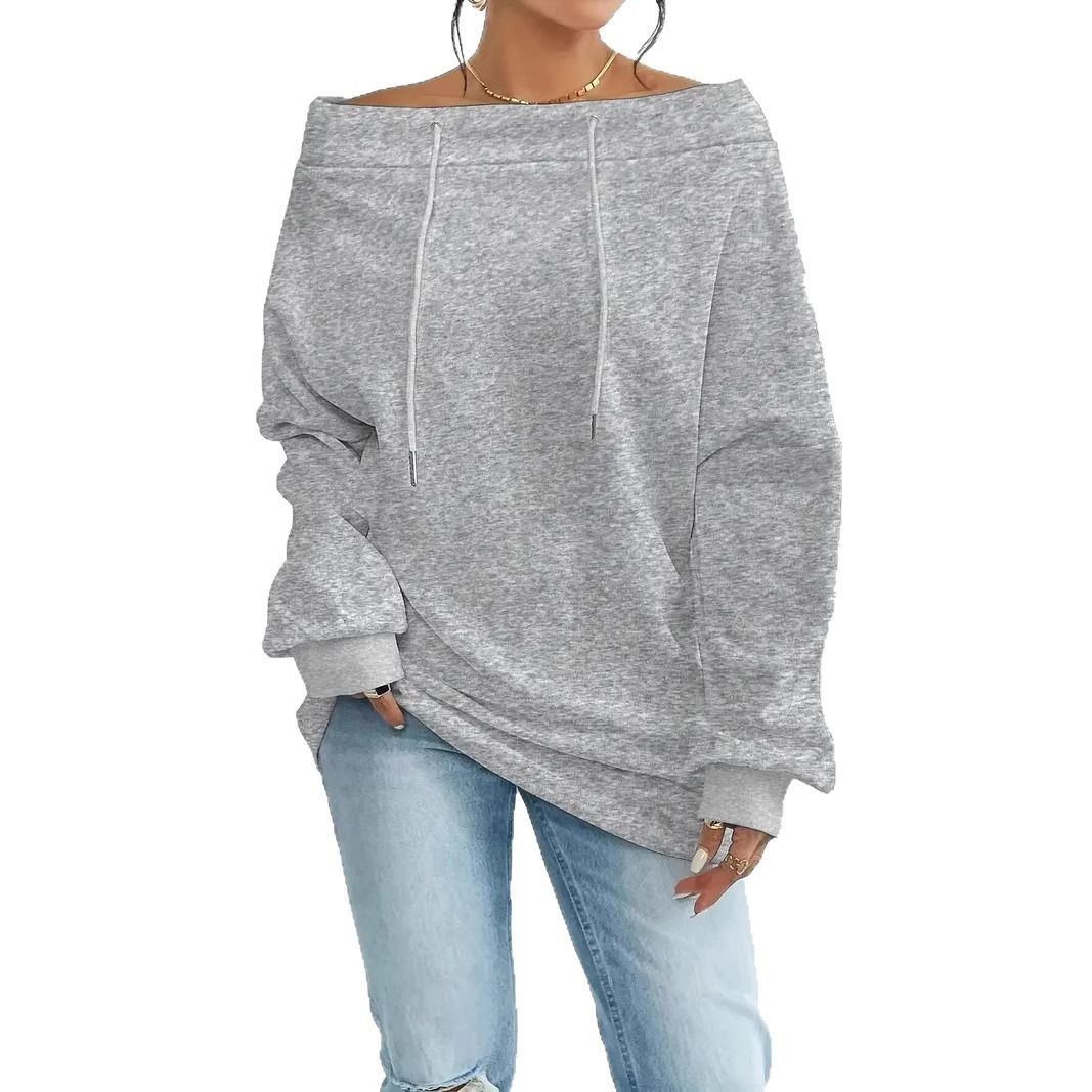 Sweatshirt Wanita Model Off Sh - Winter Clothing Drawing ulasan dan harga
