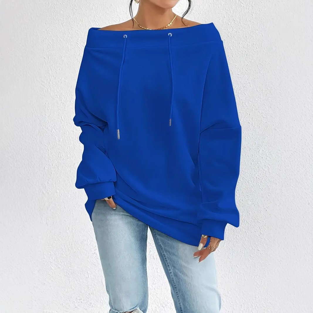 Sweatshirt Wanita Model Off Sh - Winter Clothing Drawing ulasan dan harga